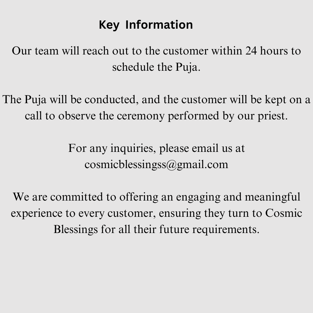Puja for Pitra Dosh