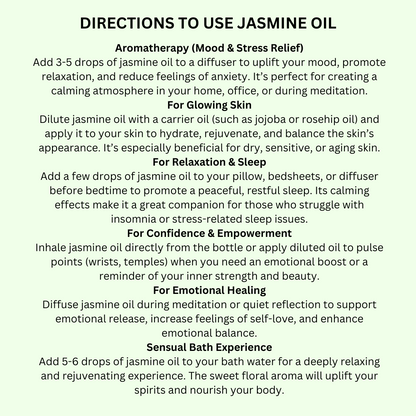 Jasmine Essential Oil 30 ml