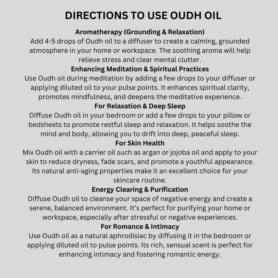 Oudh Essential Oil 30 ml