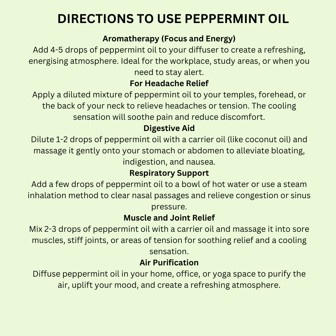 Peppermint Essential Oil 30 ml