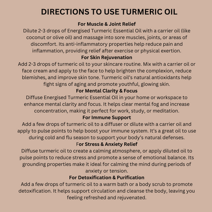 Turmeric Essential Oil 30 ml