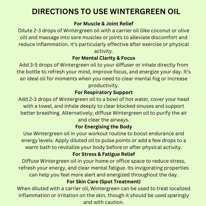 Wintergreen Essential Oil 30 ml