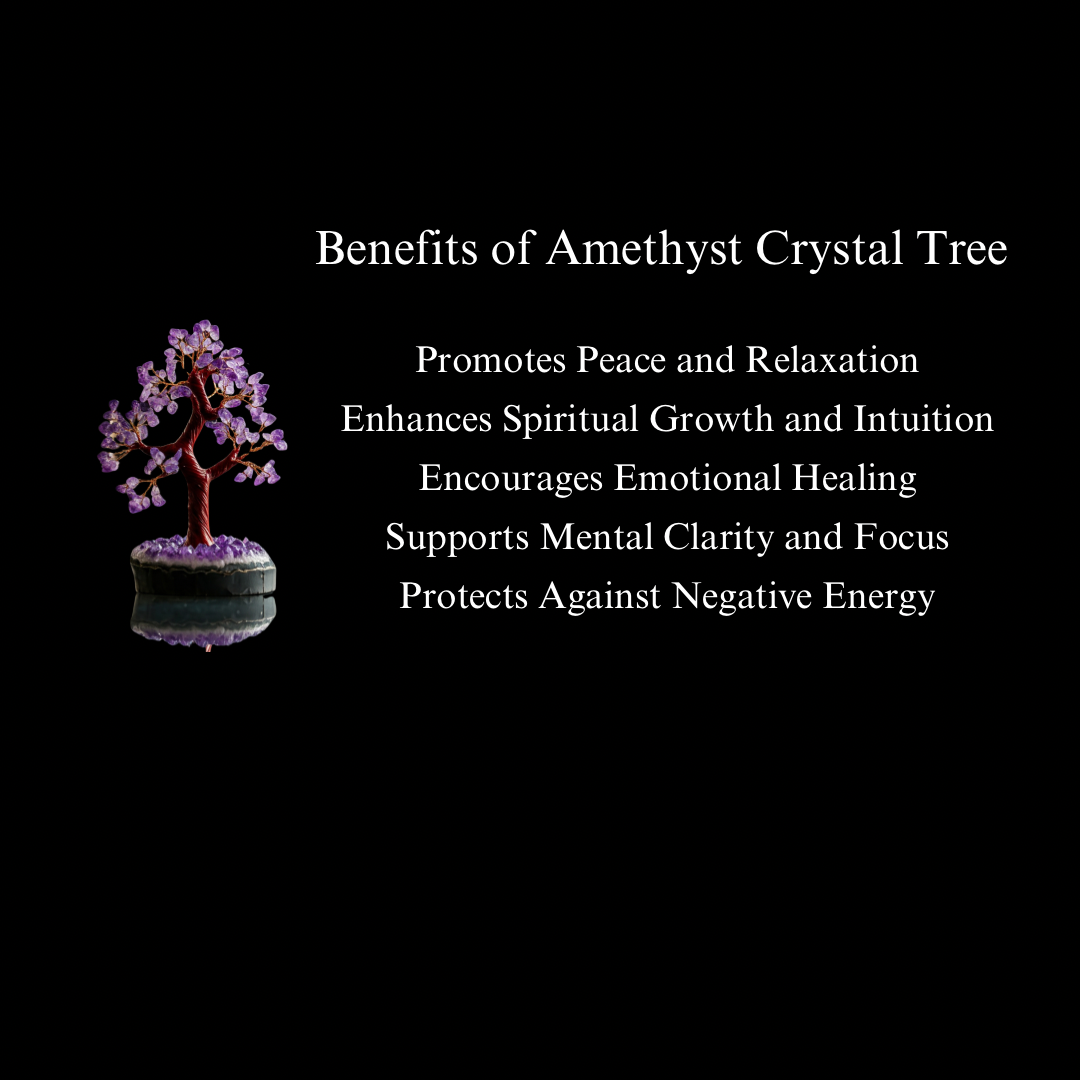 Energised Amethyst Crystal Tree