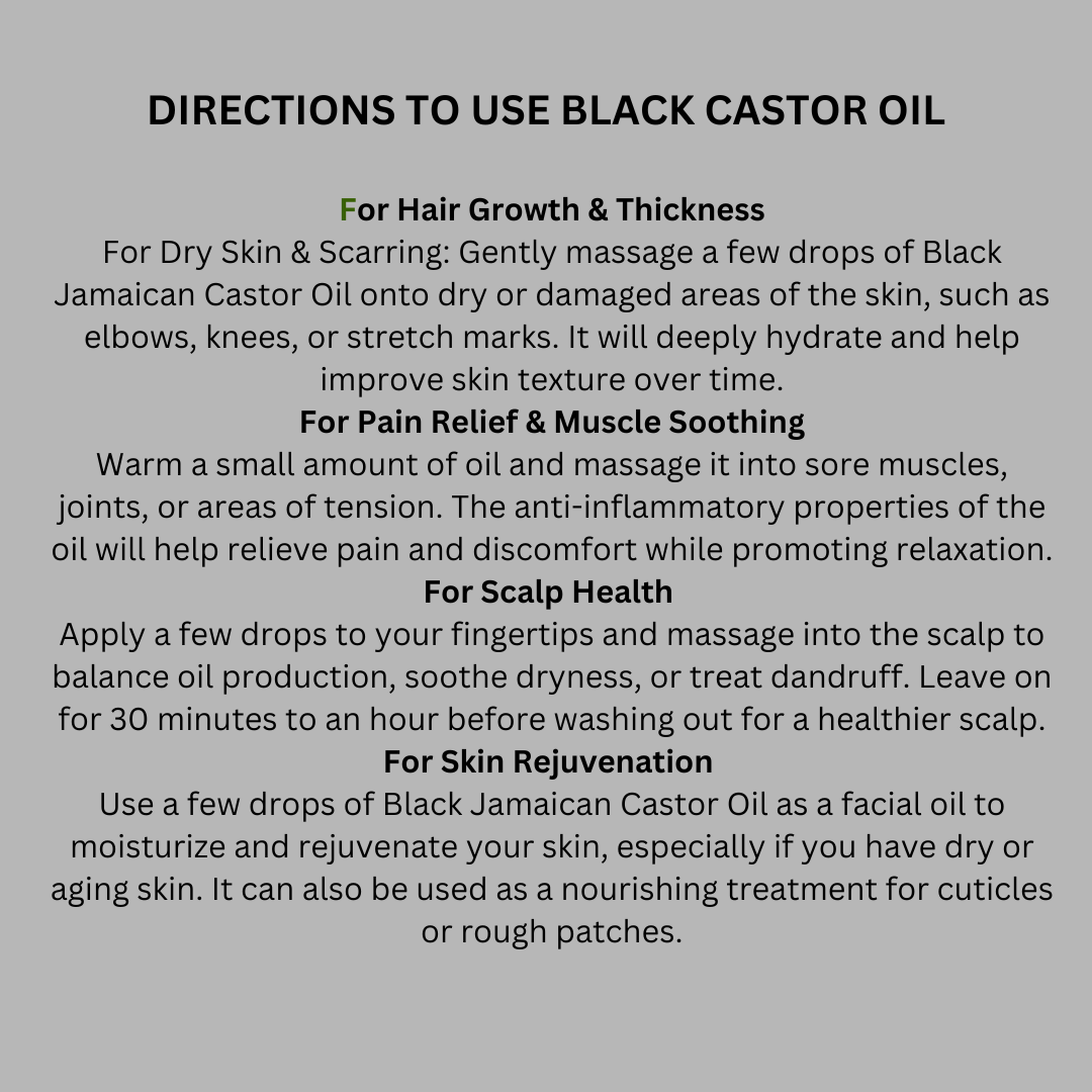 Black Jamaican Castor Oil 30 ml