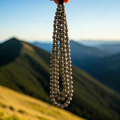 Energised Golden Pyrite Crystal Necklace