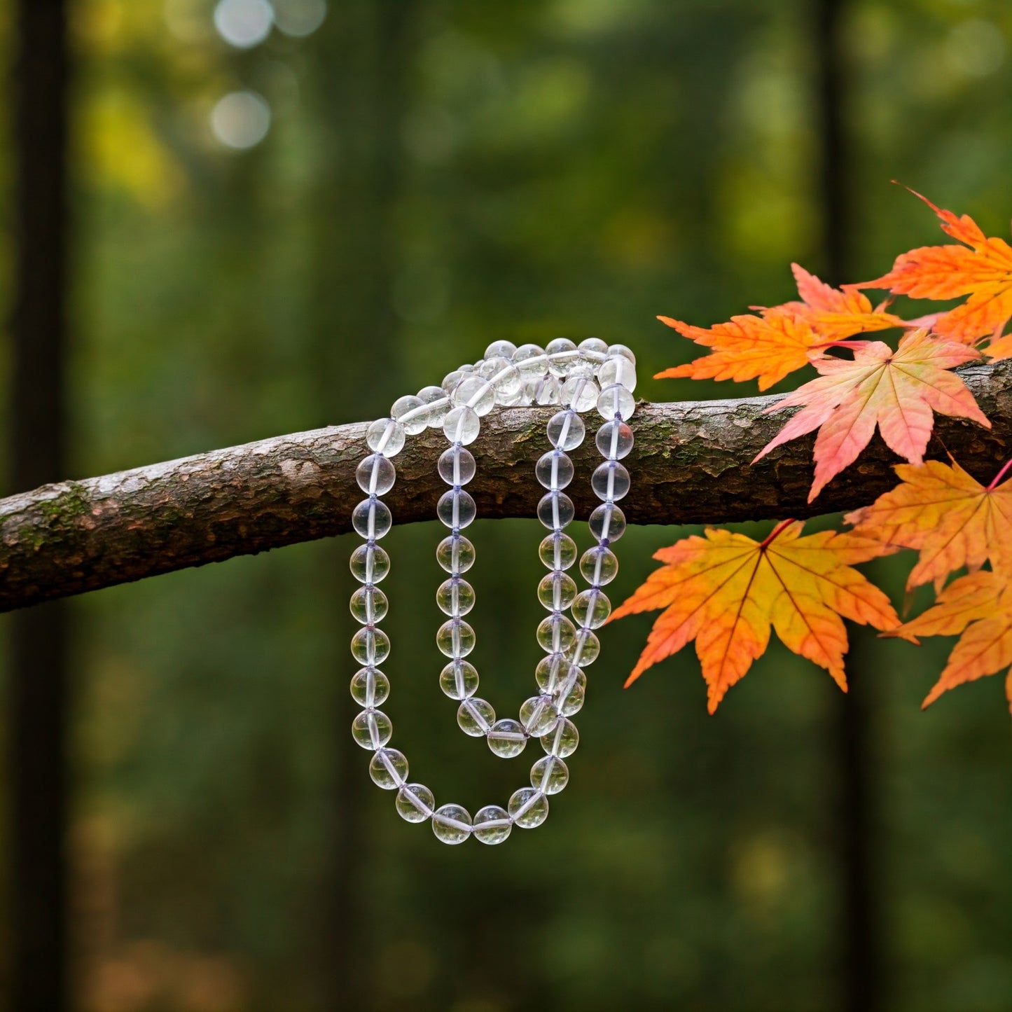 Energised Clear Quartz Crystal Necklace