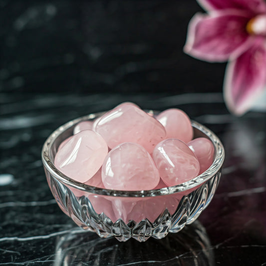 Energised Rose Quartz Crystal Tumble