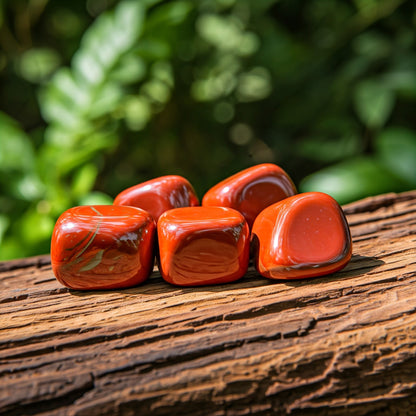 Energised Red Jasper Crystal Stone Tumble