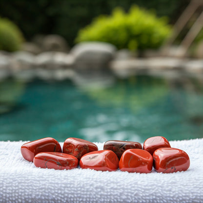 Energised Red Jasper Crystal Stone Tumble