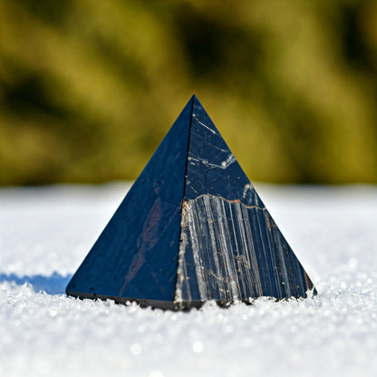 Energised Black Tourmaline Stone Pyramids