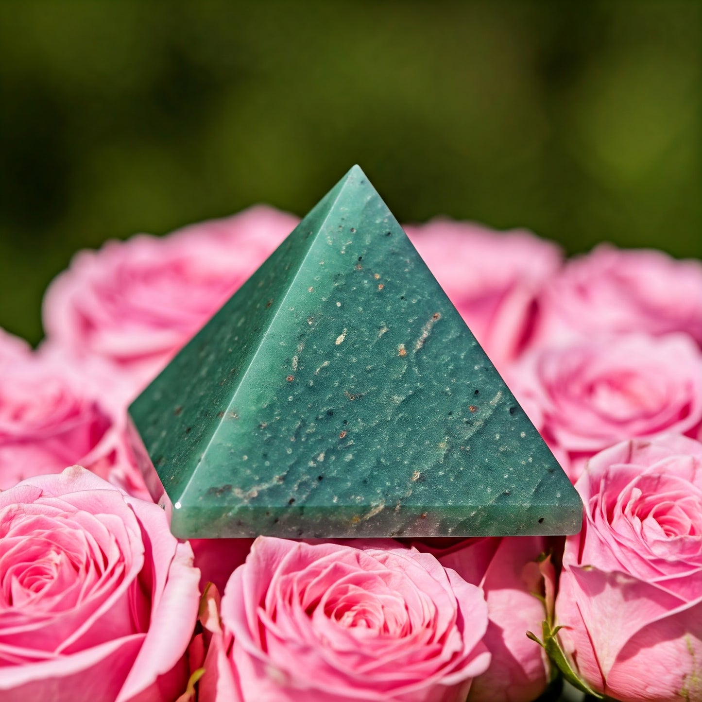 Energised Green Aventurine Stone Pyramid