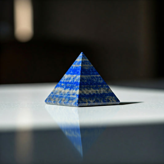 Energised Lapis Lazuli Stone Pyramid