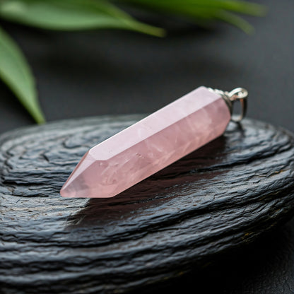 Energised Rose Quartz Pendant