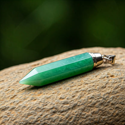 Energised Green Jade Pendant