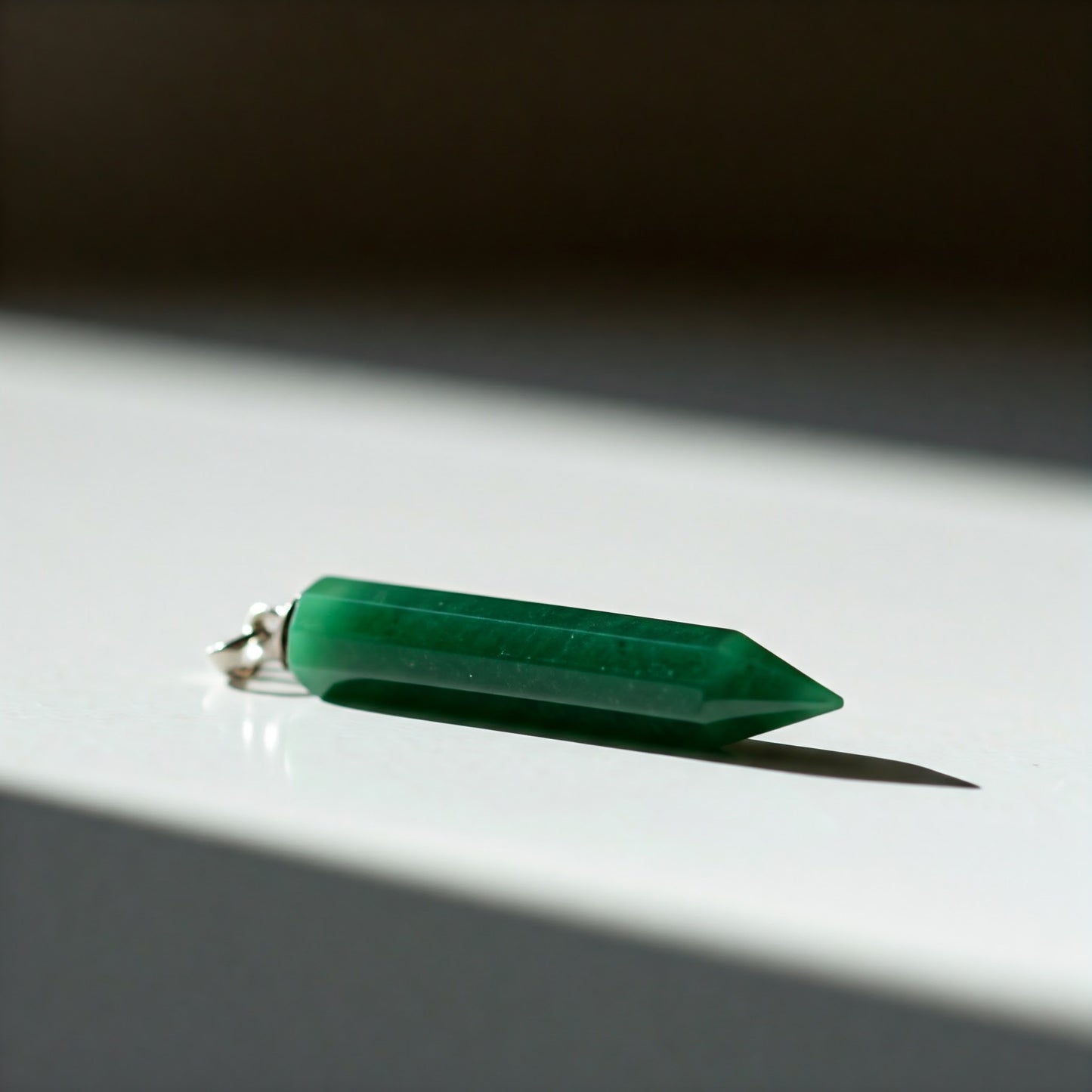 Energised Green Jade Pendant