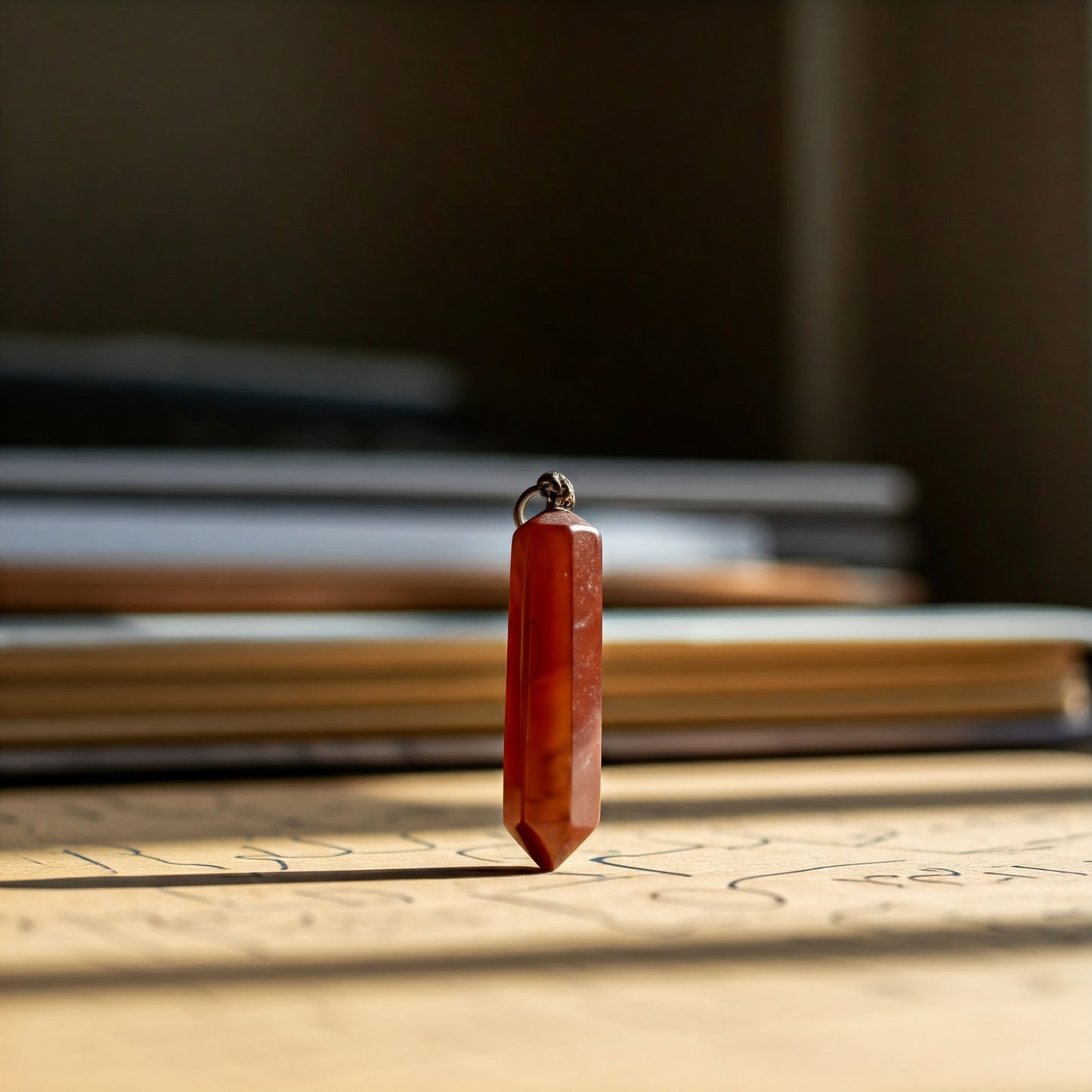 Energised Carnelian Pendant