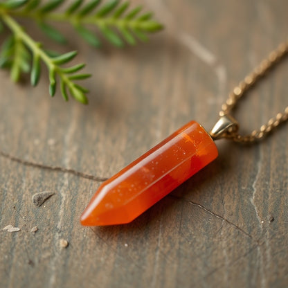 Energised Carnelian Pendant