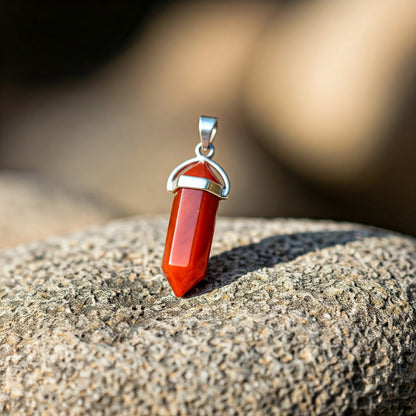 Energised Carnelian Pendant