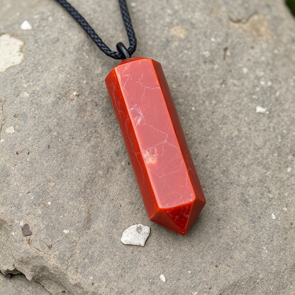 Energised Red Jasper Pendant