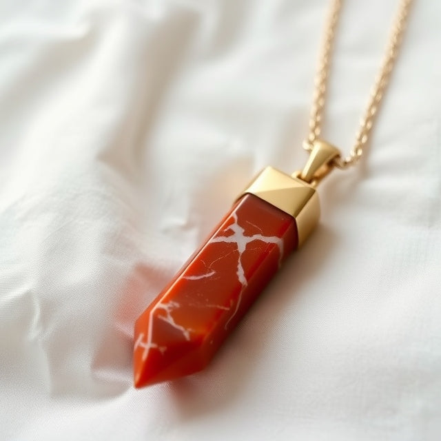 Energised Red Jasper Pendant