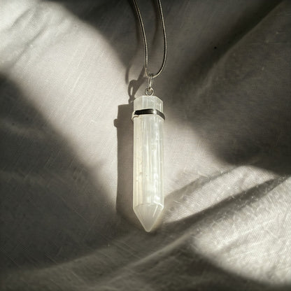 Energised Selenite Pendant