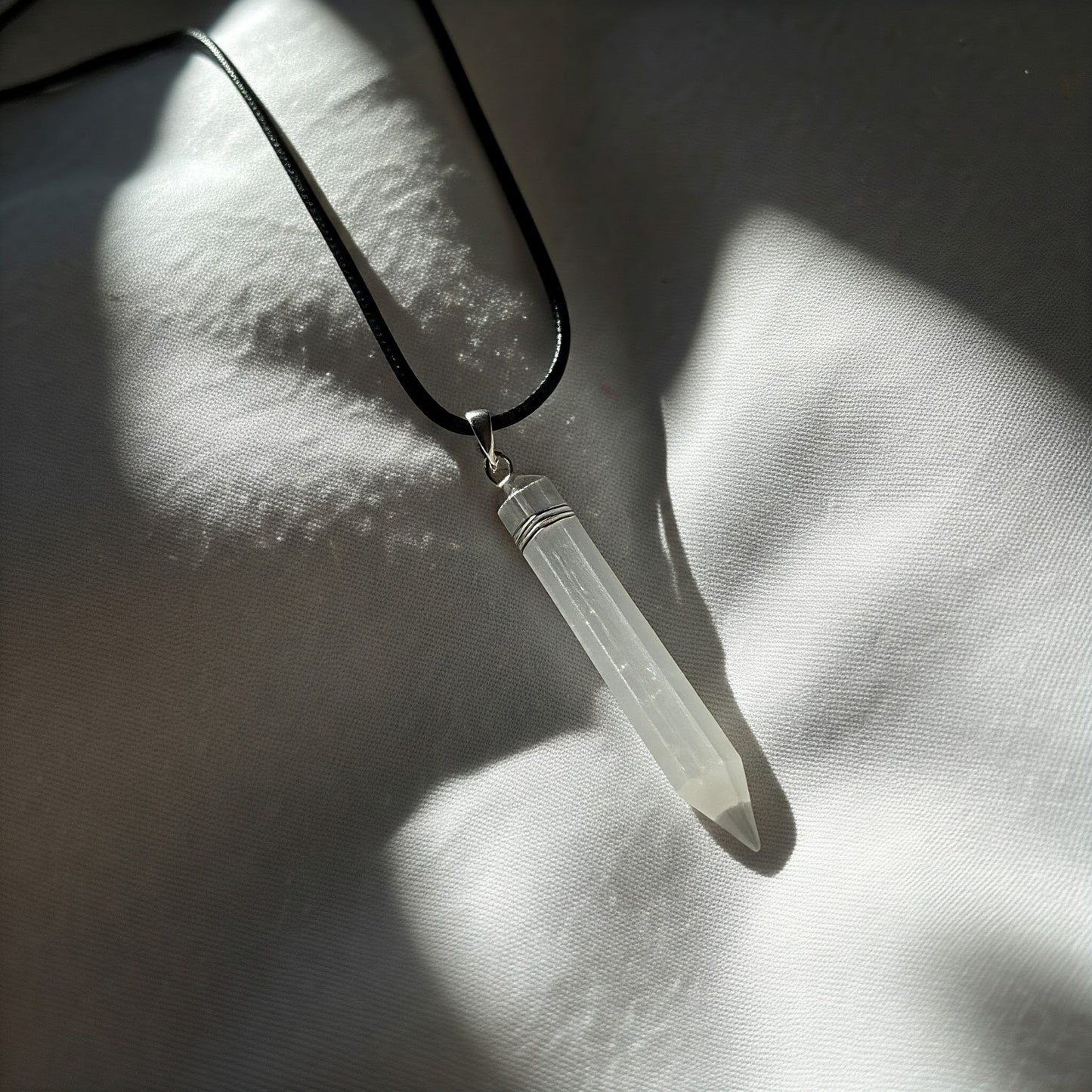 Energised Selenite Pendant