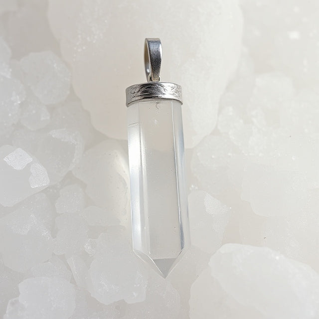 Energised Clear Quartz Pendant