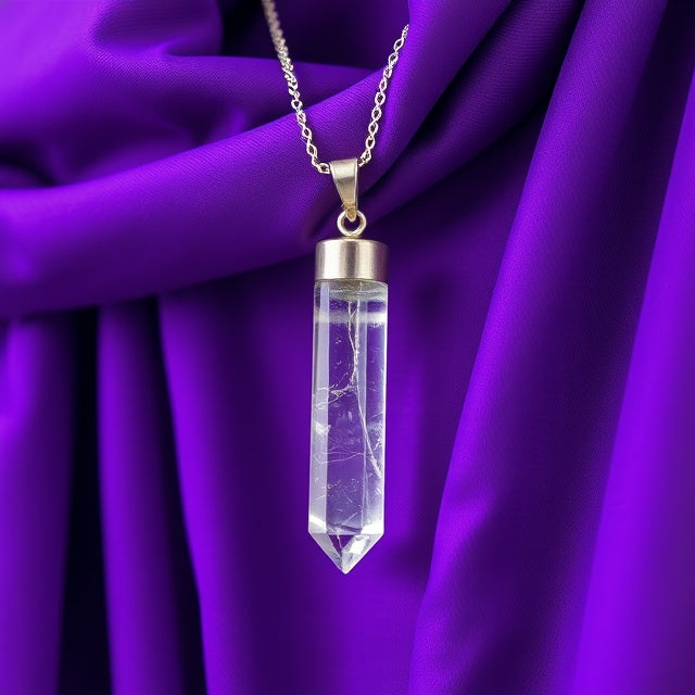 Energised Clear Quartz Pendant