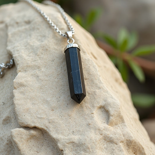 Energised Black Tourmaline Pendant