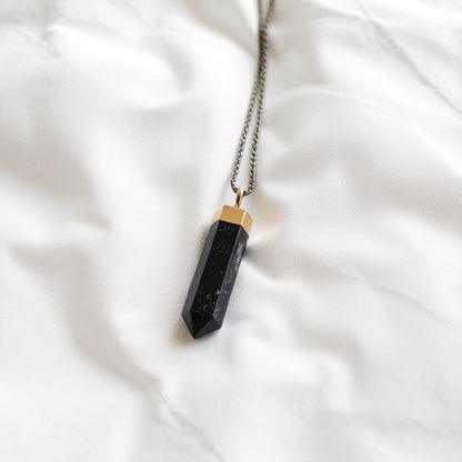 Energised Black Tourmaline Pendant