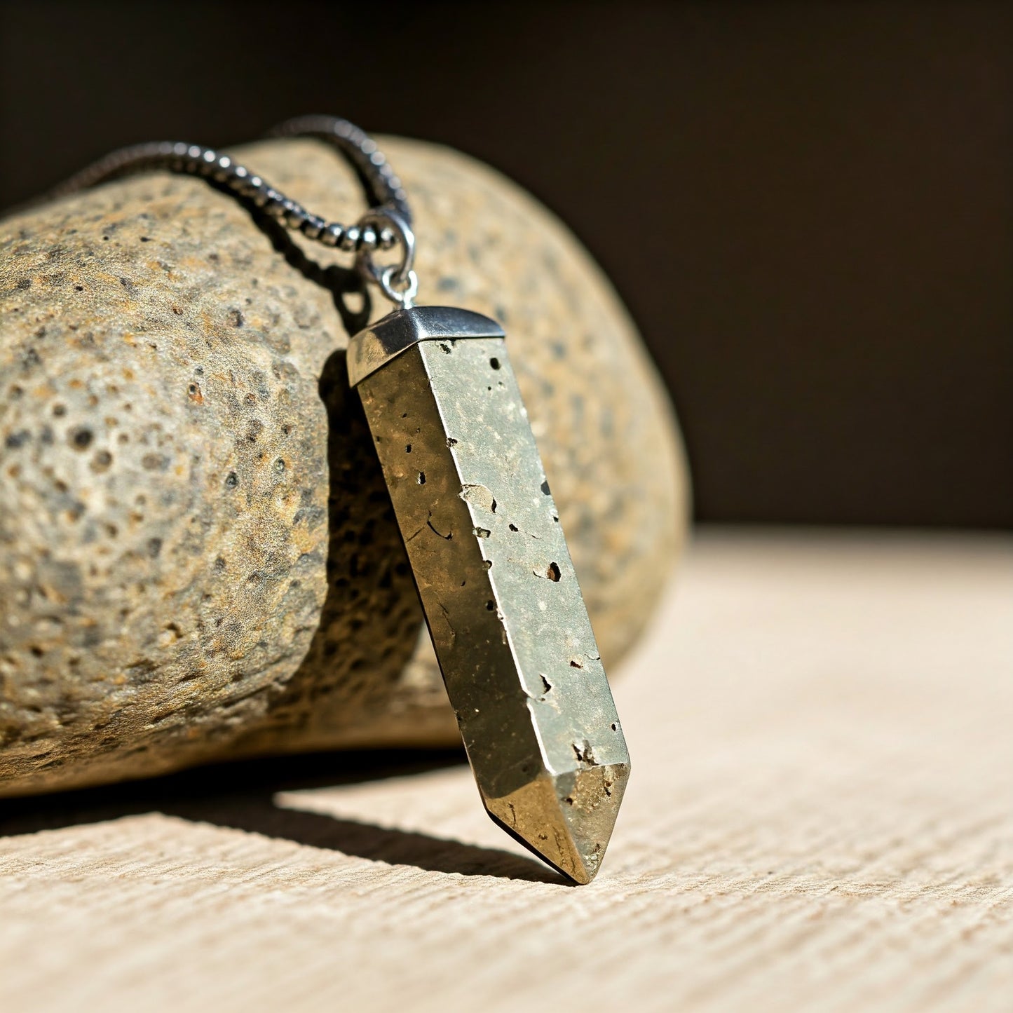 Energised Pyrite Pendant