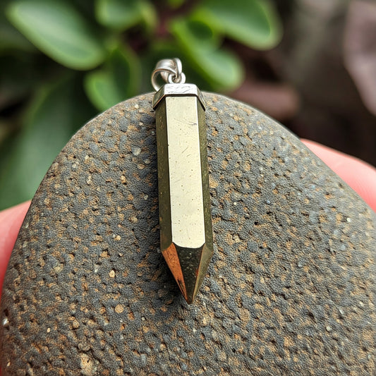 Energised Pyrite Pendant