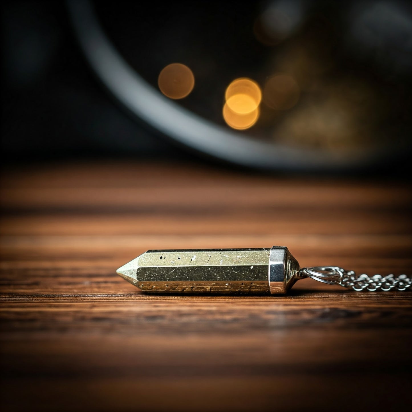 Energised Pyrite Pendant