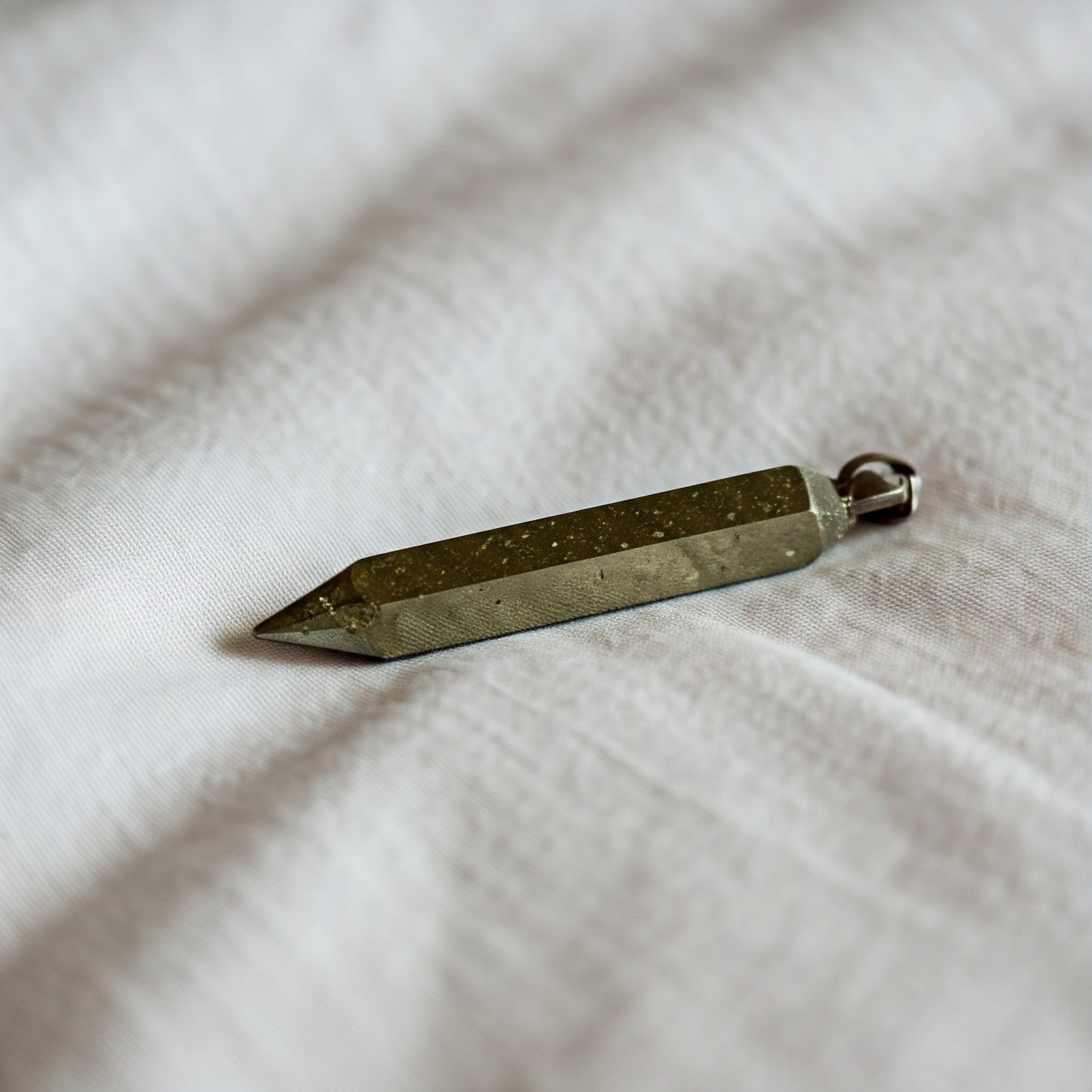 Energised Golden Pyrite Pendant