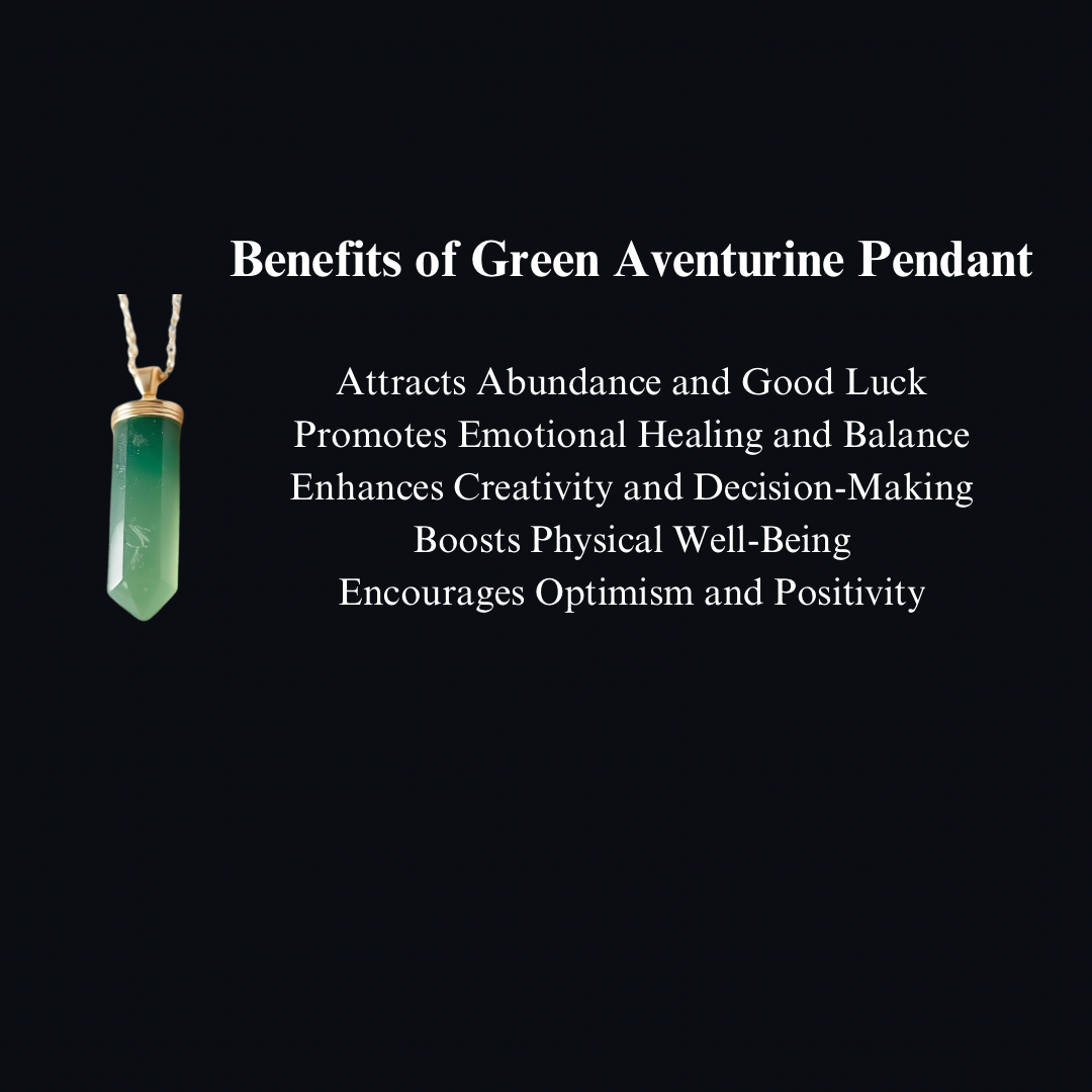 Energised Green Aventurine Pendant