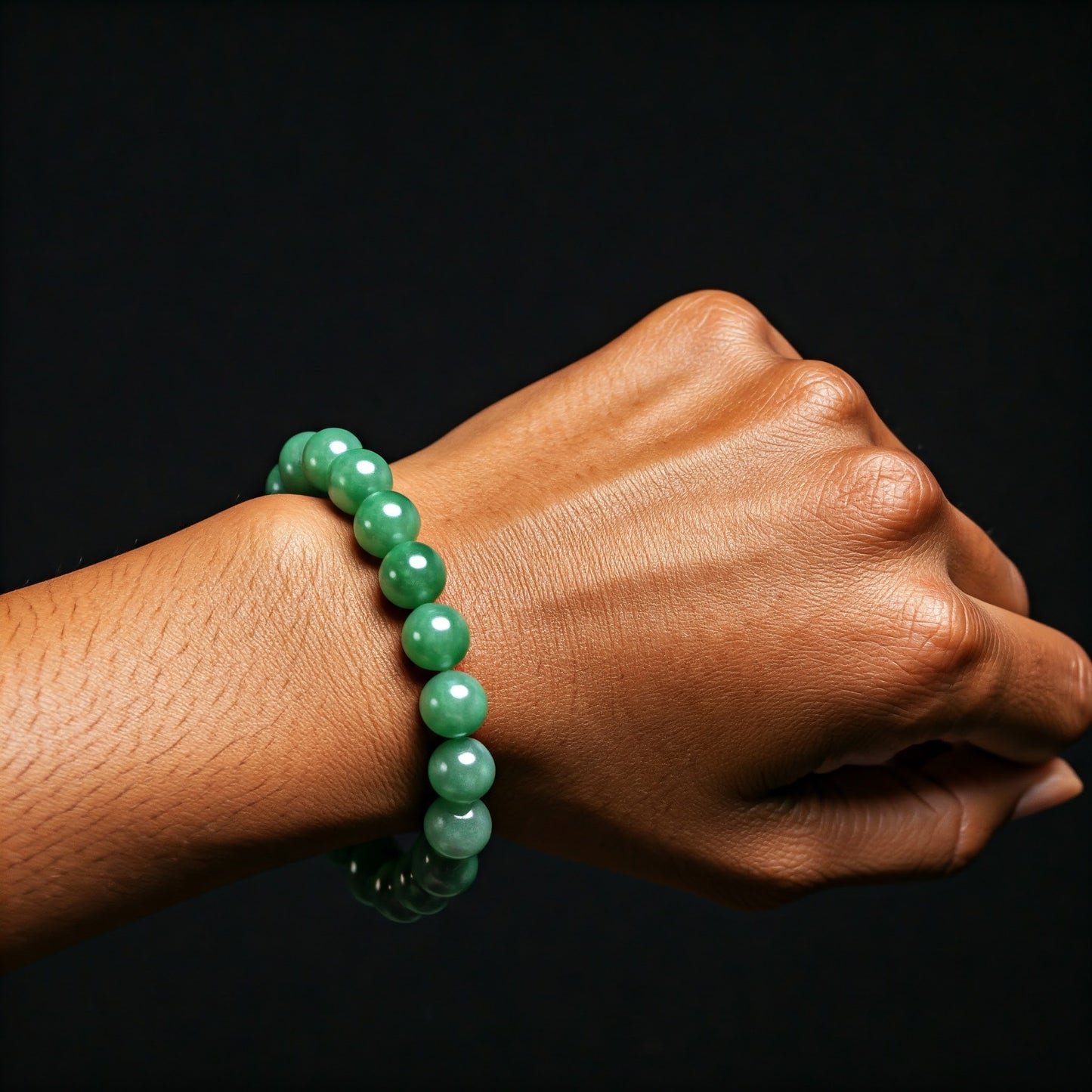 Energised Green Jade Bracelet