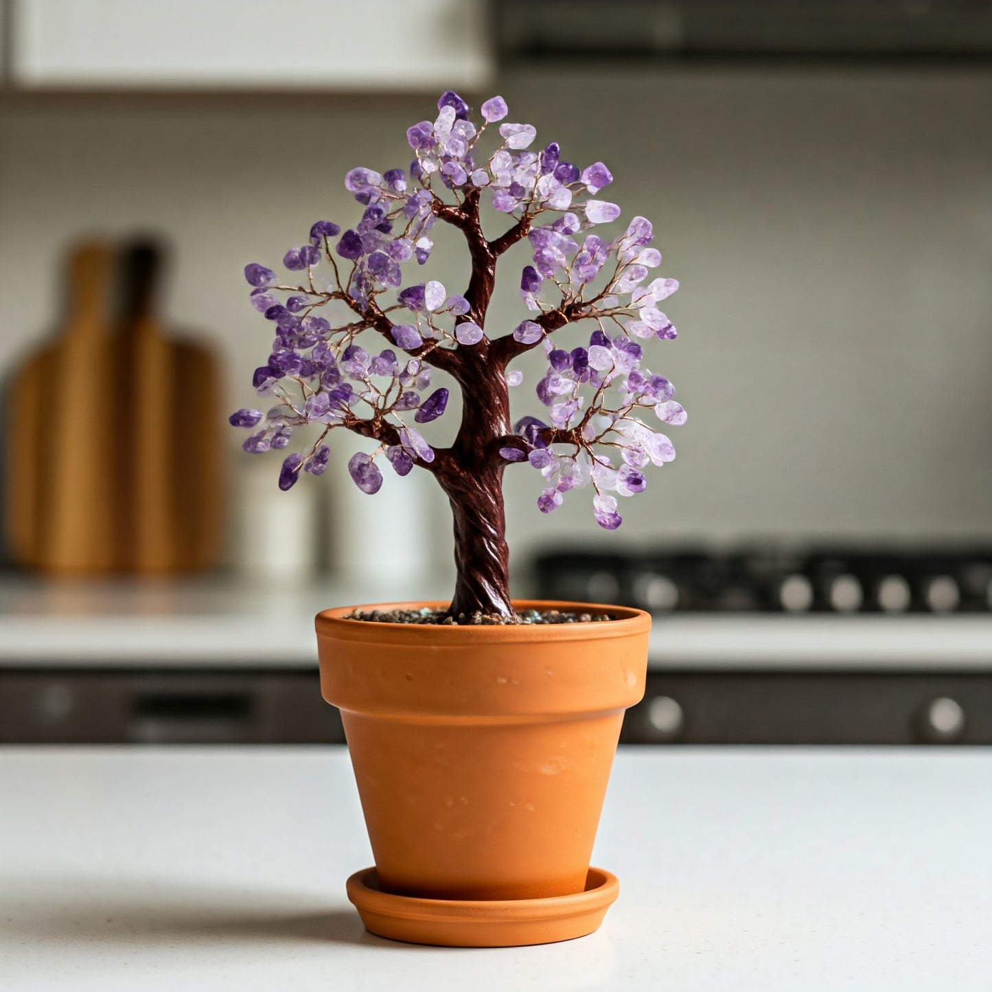 Energised Amethyst Crystal Tree