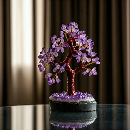 Energised Amethyst Crystal Tree