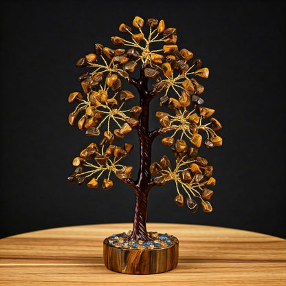 Energised Tiger Eye Crystal Tree