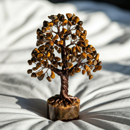 Energised Tiger Eye Crystal Tree