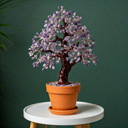 Energised Lepidolite Crystal Tree