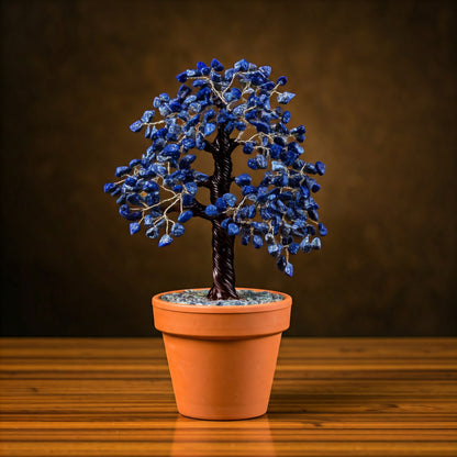 Energised Lapis Lazuli Crystal Tree