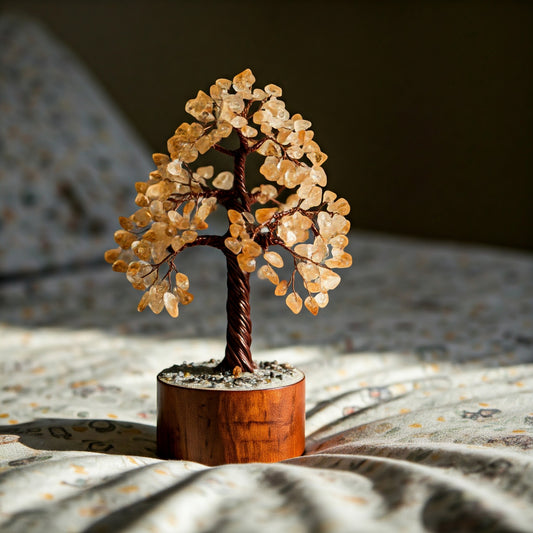 Energised Citrine Crystal Tree