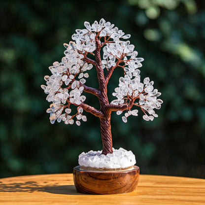 Energised Clear Quartz Crystal Tree