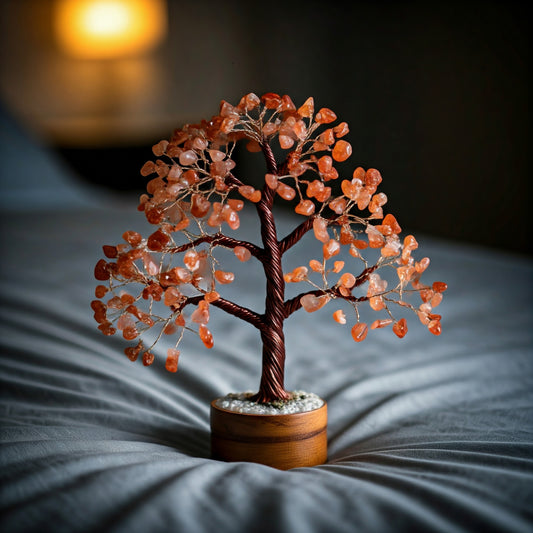 Energised Carnelian Crystal Tree