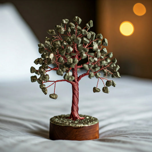 Energised Pyrite Crystal Tree