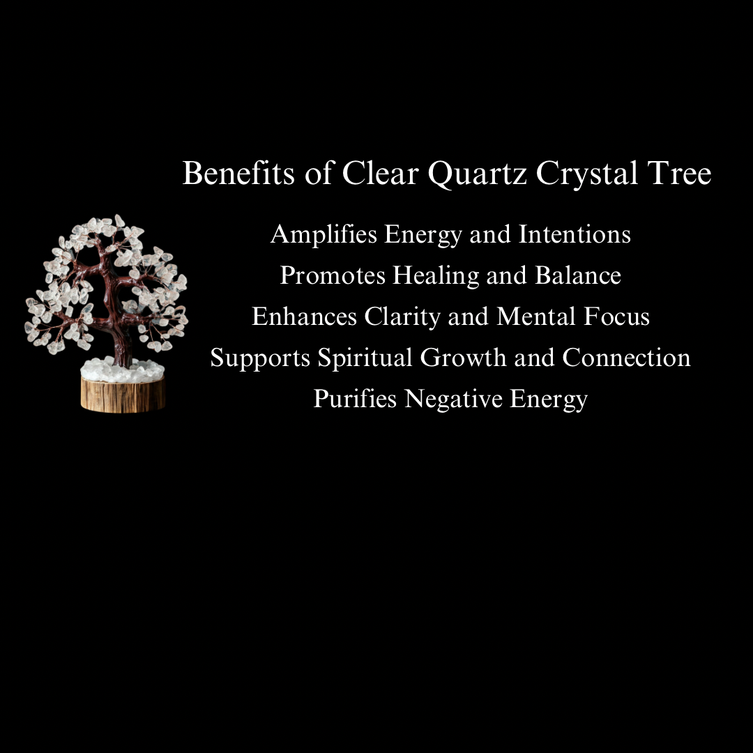 Energised Clear Quartz Crystal Tree