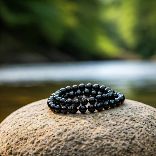 Energised Black Tourmaline Crystal Necklace