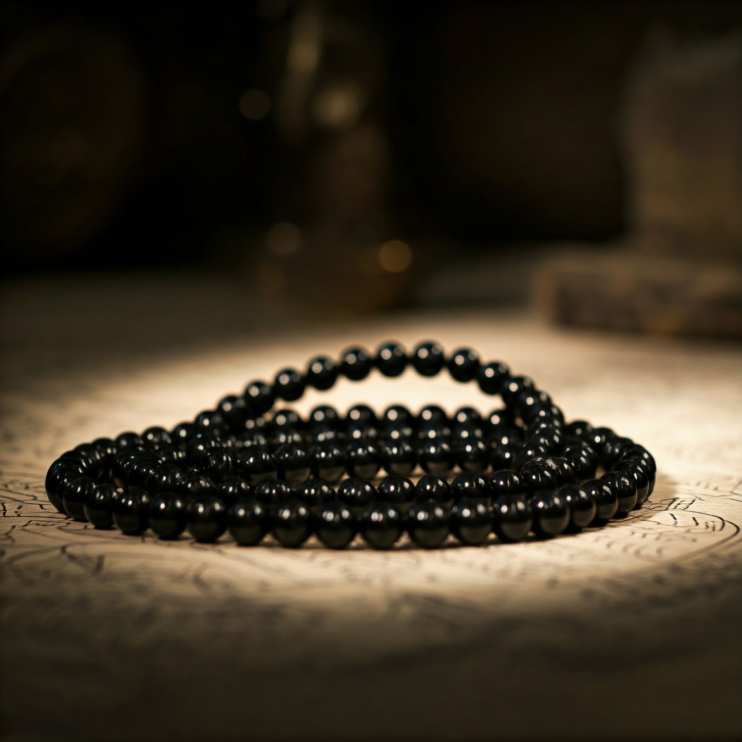 Energised Black Tourmaline Crystal Necklace