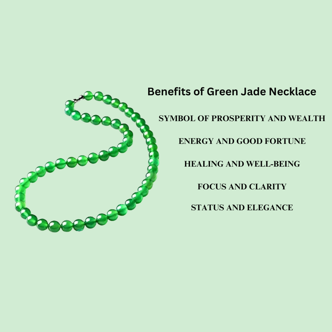 Energised Green Jade Crystal Necklace